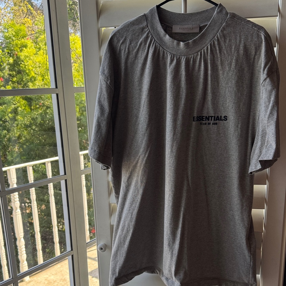 Essentials Charcoal Short Sleeve Tee